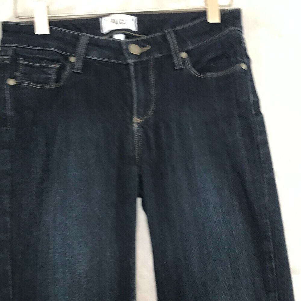 Paige Skyline Skinny Womens 26 Mona Dark Wash Low Rise Pockets Stretch - Picture 3 of 13